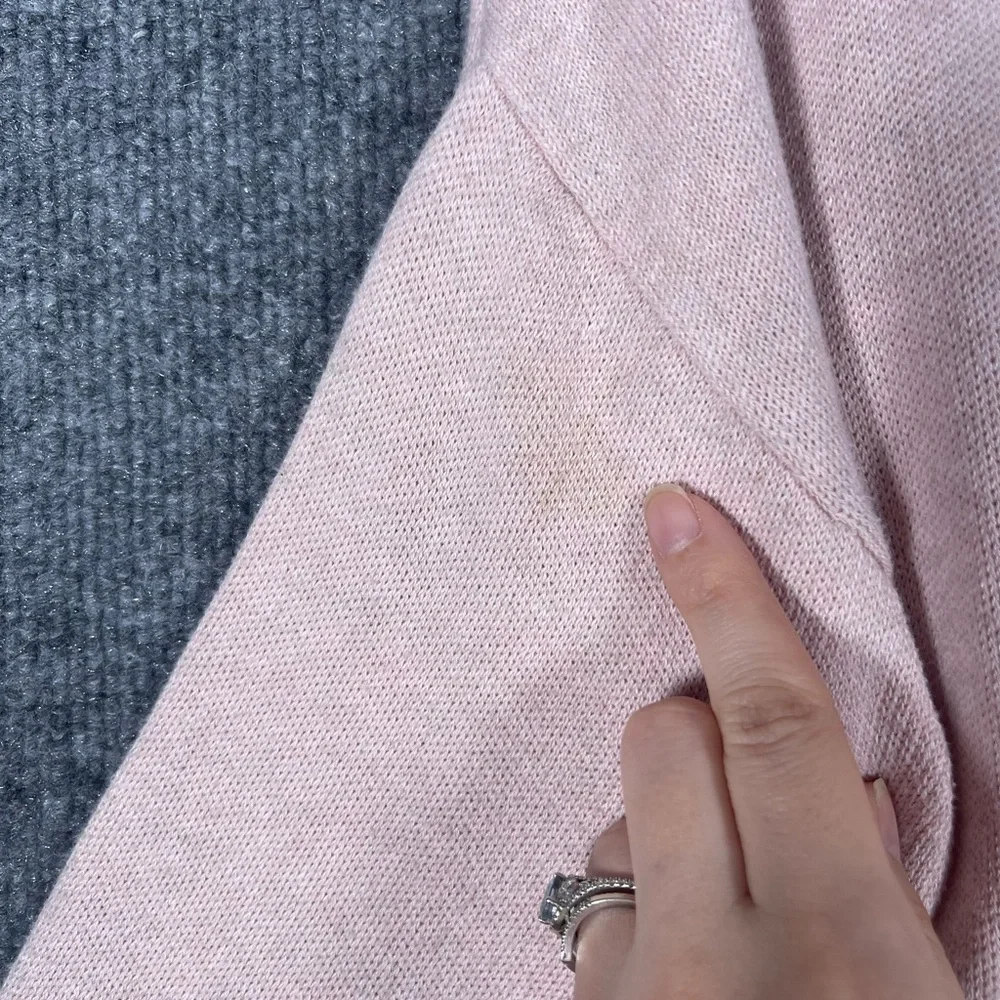 Pure Jill Women’s Medium Oversized Pink Heathered Roll Neck Cozy‎ Tunic Sweate
